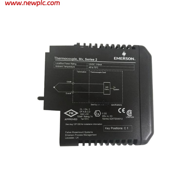 Emerson VE4003S5B1 Thermocouple Input Module