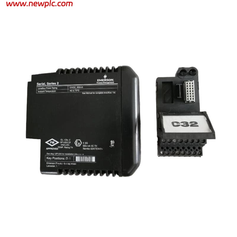 Emerson VE4006P2 KJ3241X1-BA1 + KJ3003X1-EA1 M-Series Serial Interface Card