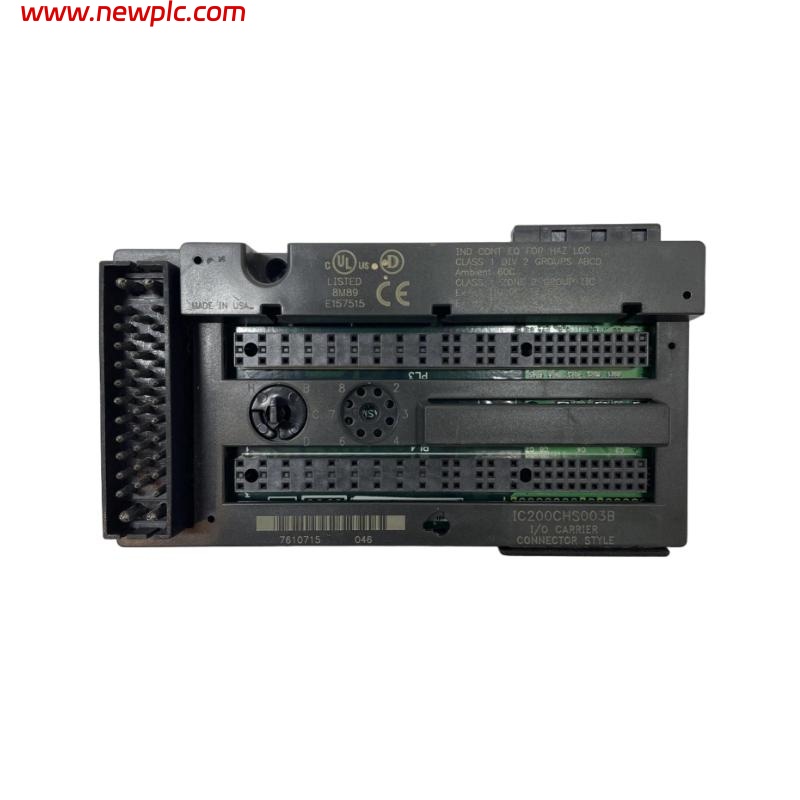 GE IC200CHS003 VersaMax I/O Connector Style Carrier Module