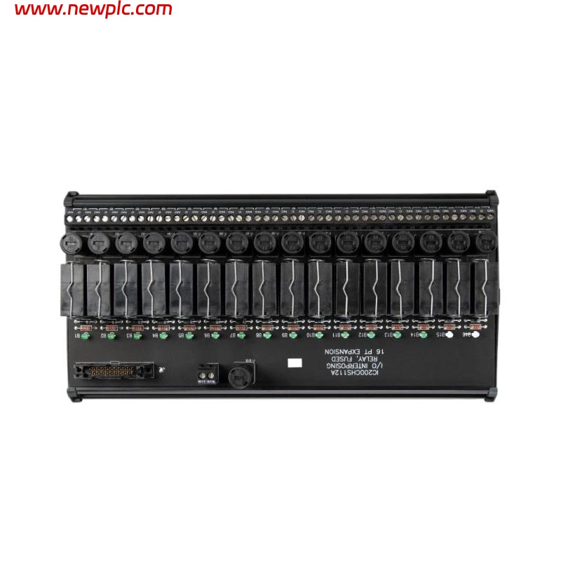 GE IC200CHS112 Relay Type Plug-in I/O Terminal Expansion Base