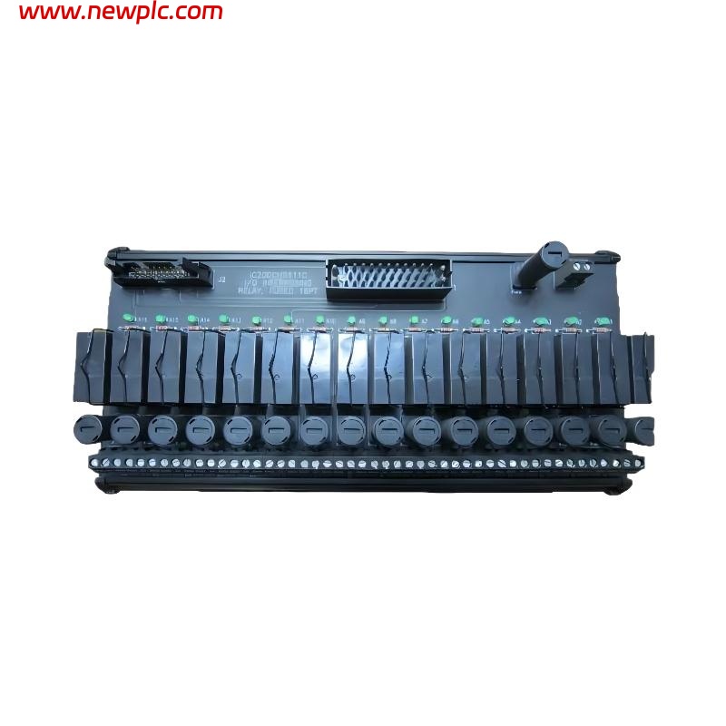 GE IC200CHS112 Relay Type Plug-in I/O Terminal Expansion Base