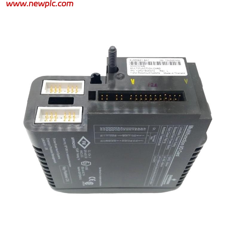Emerson KJ3006X1-BA1 12P2180X072 Multifunction I/O Card