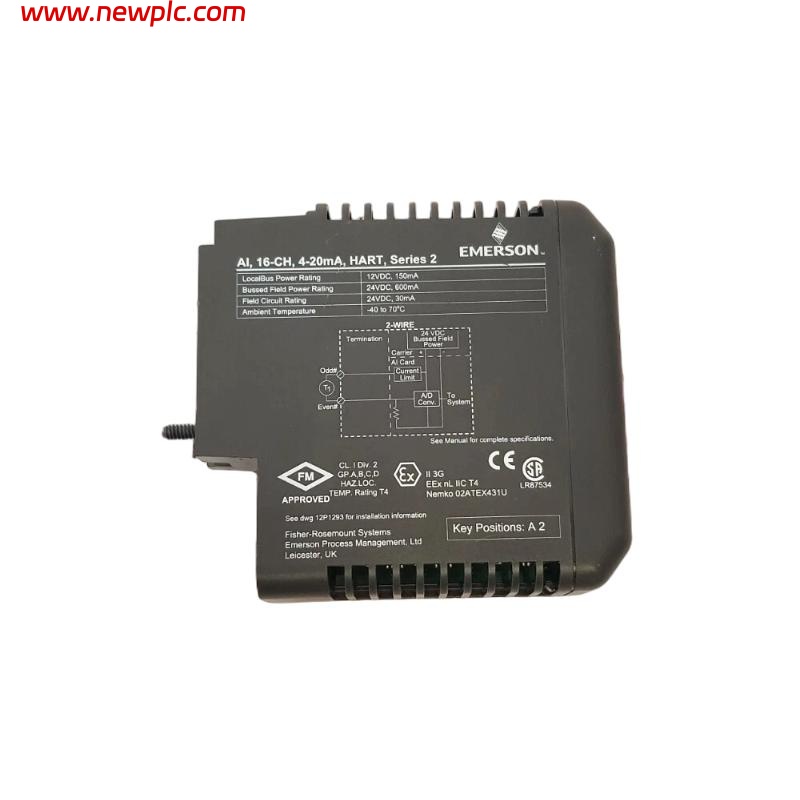 Emerson KJ3223X1-BA1 12P2871X012 Analog Input Module