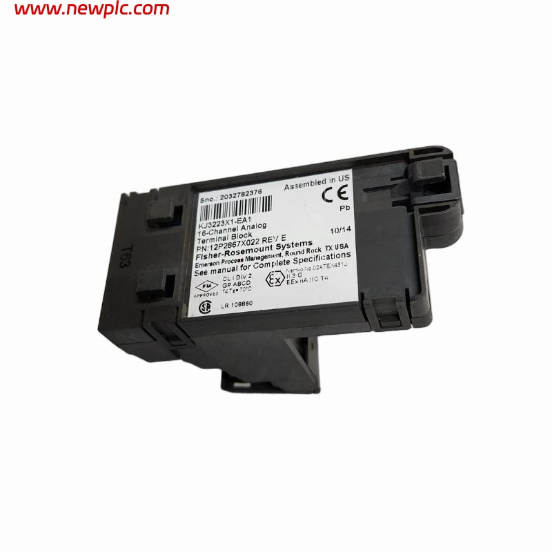 Emerson KJ3223X1-EA1 12P2867X022 Terminal Blocks Emerson KJ3223X1-EA1 12P2867X022 Terminal Blocks