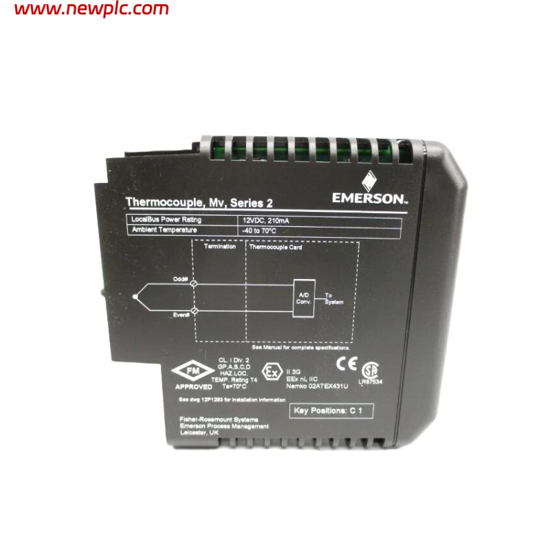 Emerson KJ3224X1-BA1 Thermocouple Module