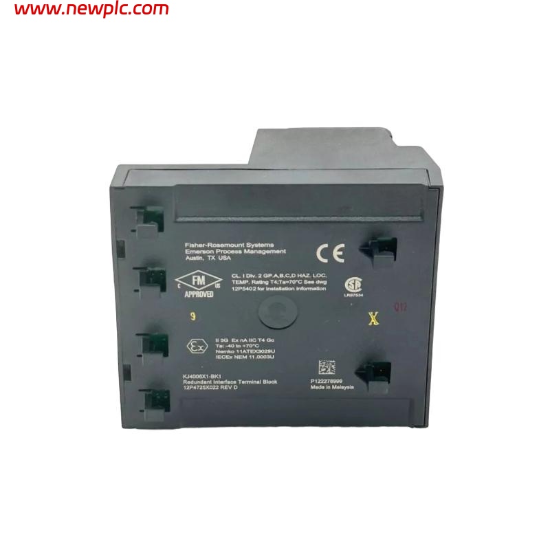 Emerson KJ4006X1-BK1 12P4725X022 Redundant Interface Terminal Block