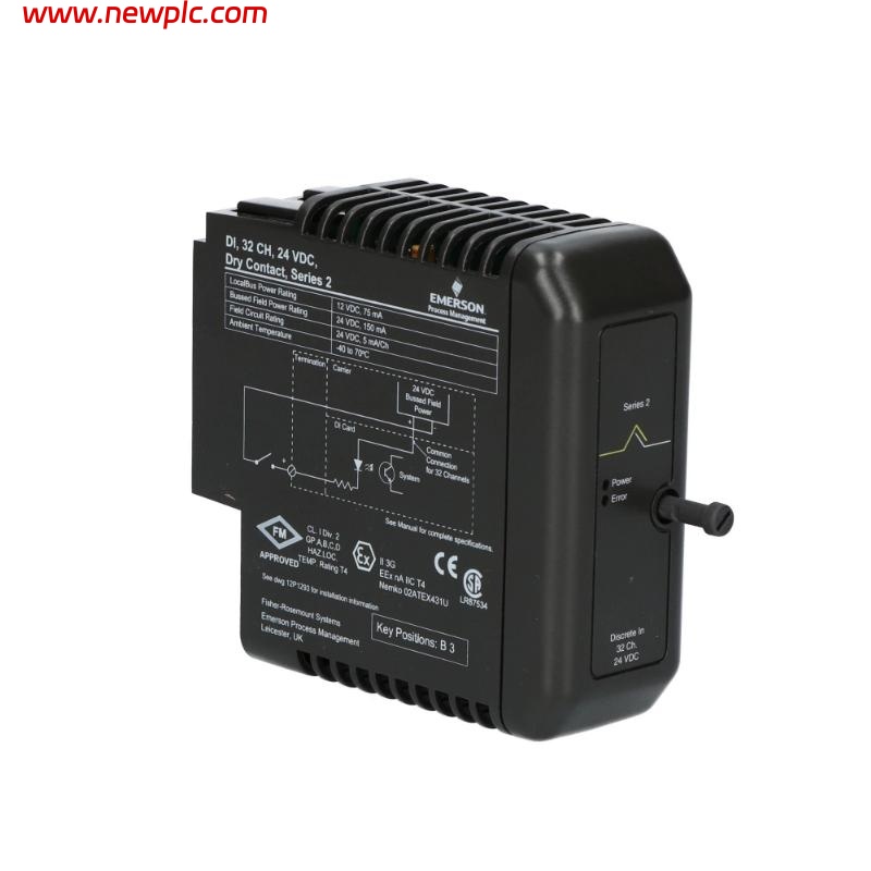 Emerson VE4001S2T1 Discrete Input Card Emerson VE4001S2T1 Discrete Input Card