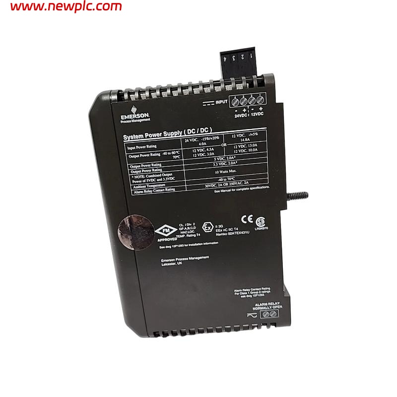 Emerson VE5008 KJ1501X1-BC2 12P2186X042 Power Supply