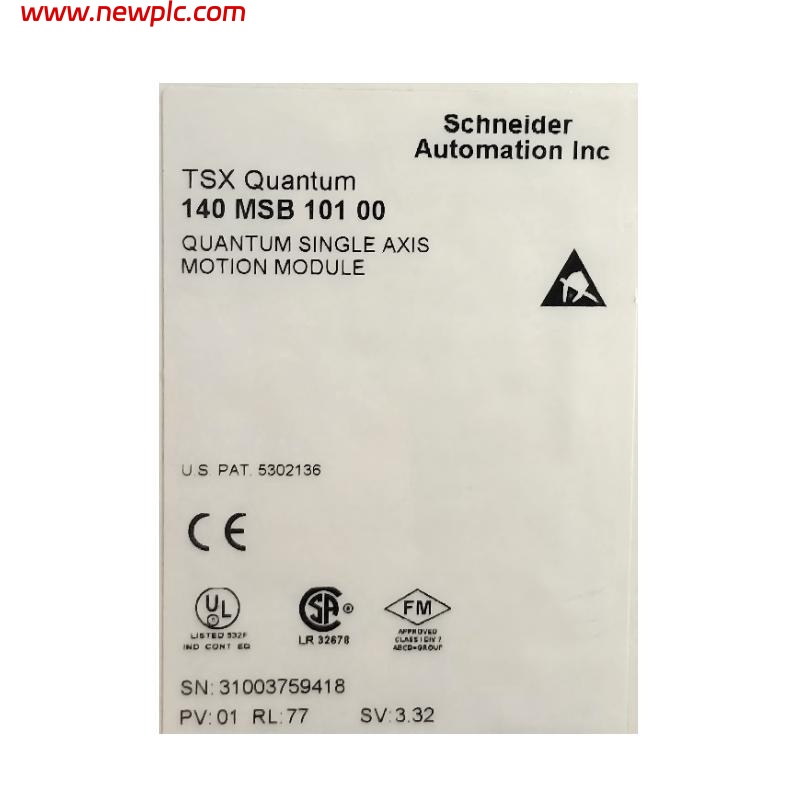 Schneider 140MSB10100 Single Aaxis Motion Module