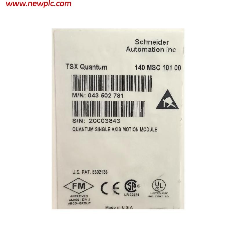 Schneider 140MSC10100 Single Aaxis Motion Module