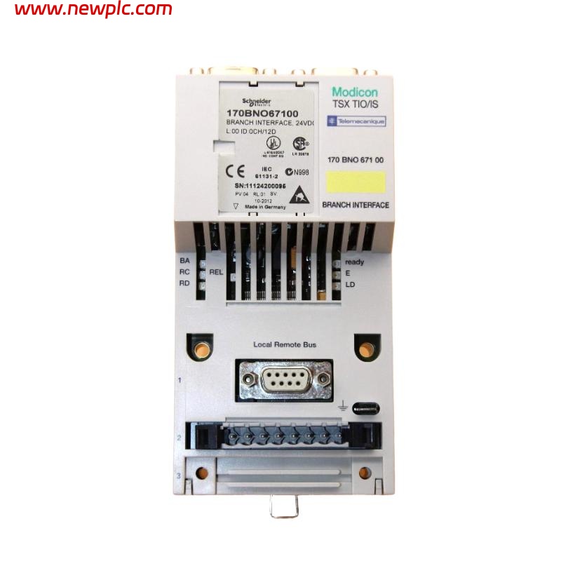 Schneider 170BNO67100 Branch Interface