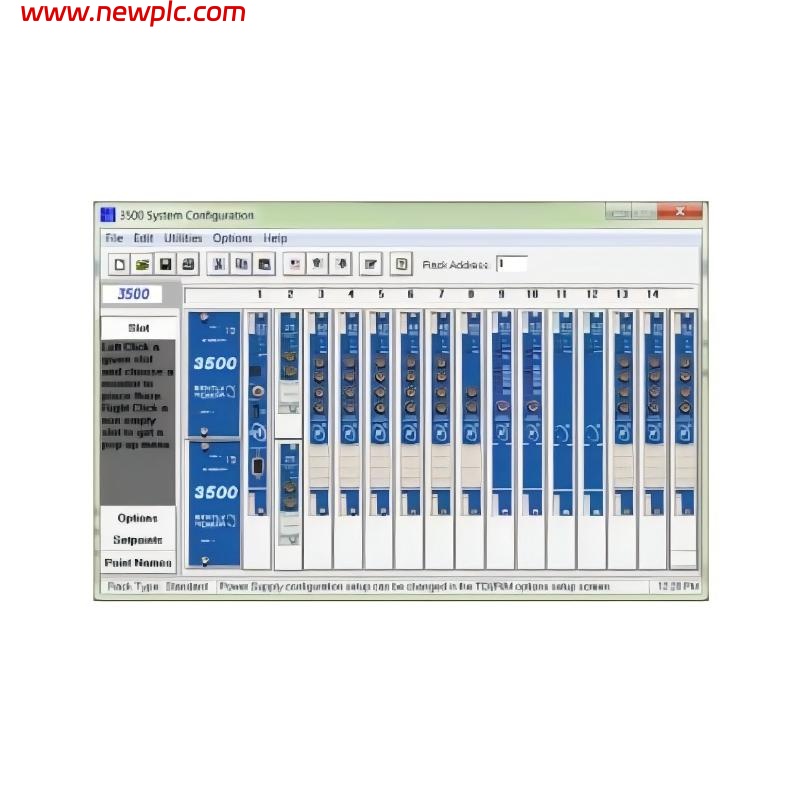 Bently Nevada 3500/01-01 Rack Configuration Software