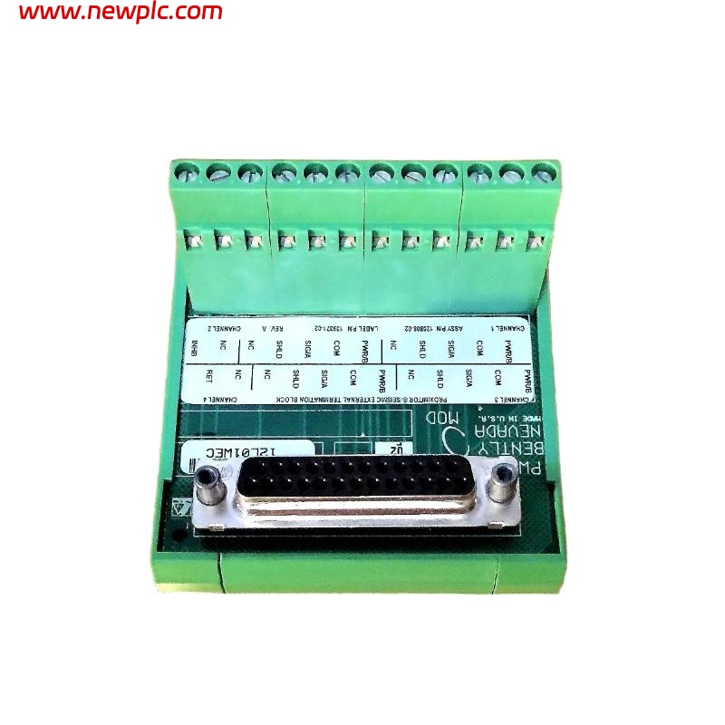 Bently Nevada 3500/42M 125808-02 Proximitor Seismic External Block Terminal