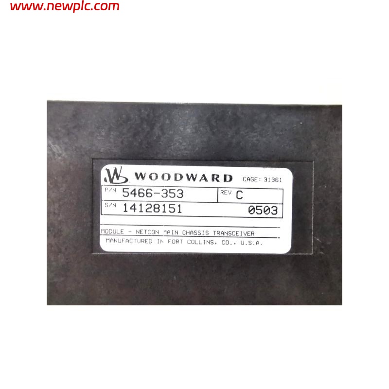 Woodward 5466-353 Netcon Main Chassis Transceiver Module