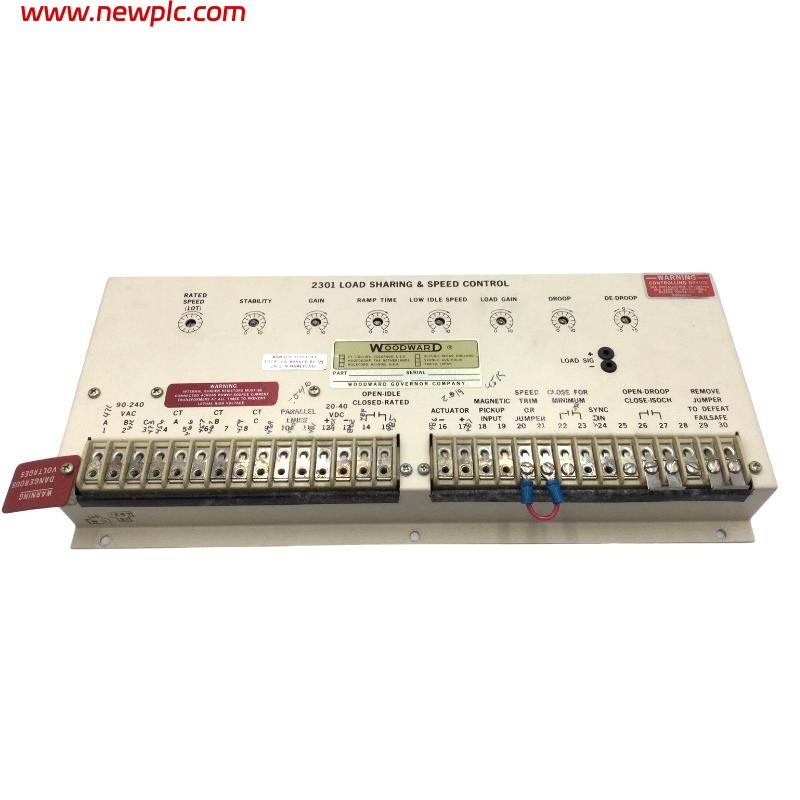 Woodward 8271-467 Load Sharing And Speed Control Module