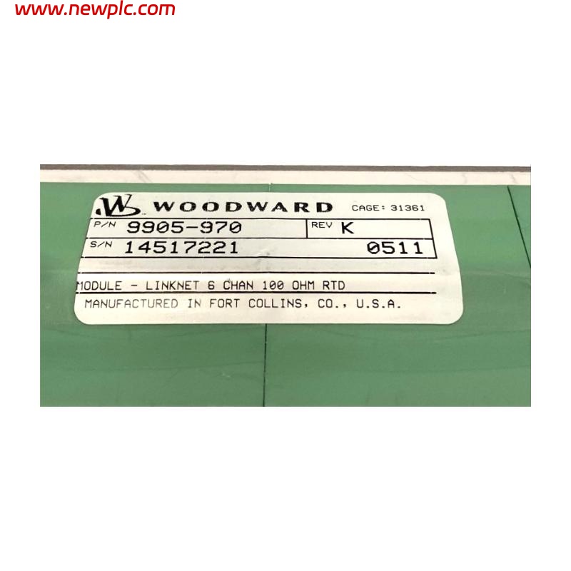 Woodward 9905-970 LinkNet 6 Channel Input Module