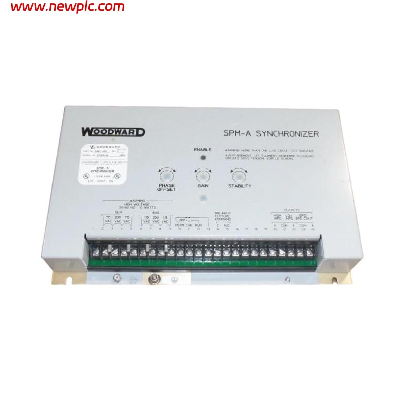 Woodward 9907-028 SPM-A Synchronizer Module
