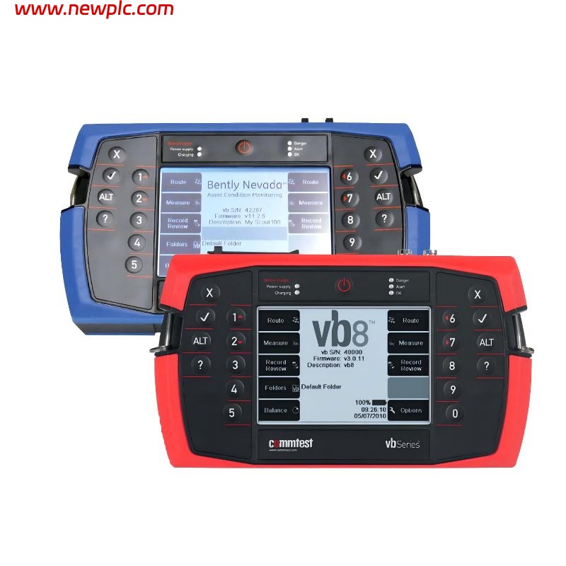 Bently Nevada Commtest VB8 Portable Data Collector, Analyzer and Balancer