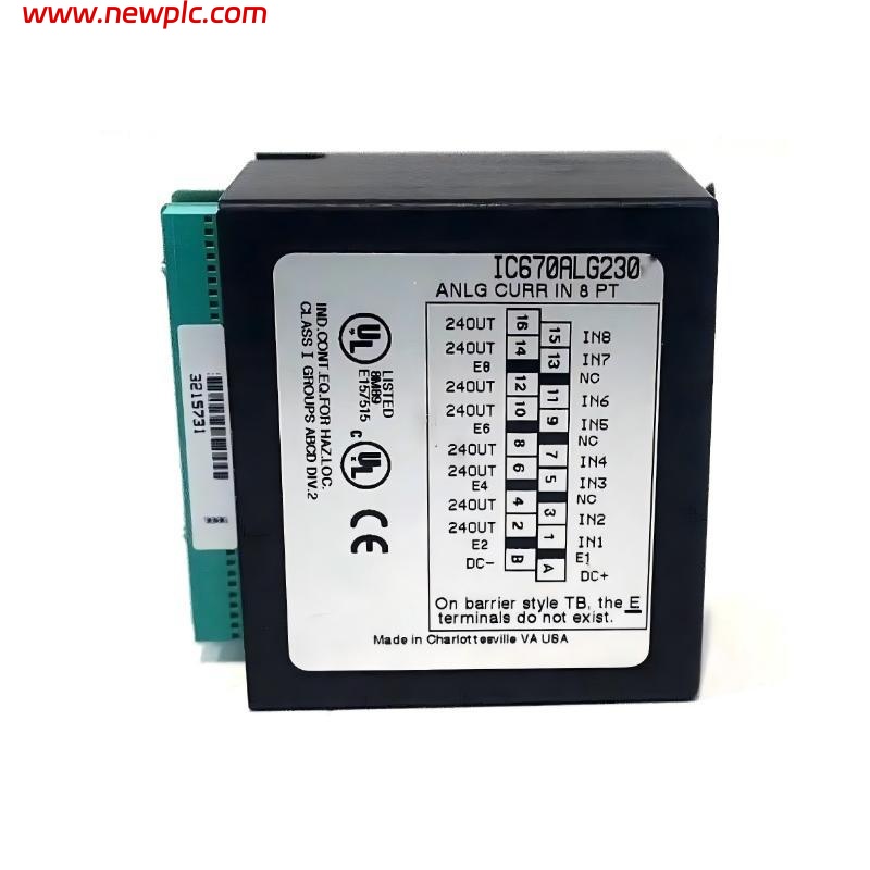 GE Fanuc IC670ALG230 Analog Output Module