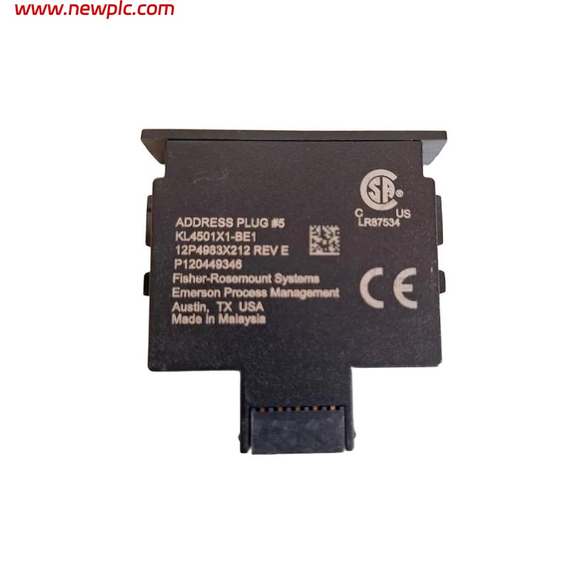 Emerson KL4501X1-BE1 Address Plug