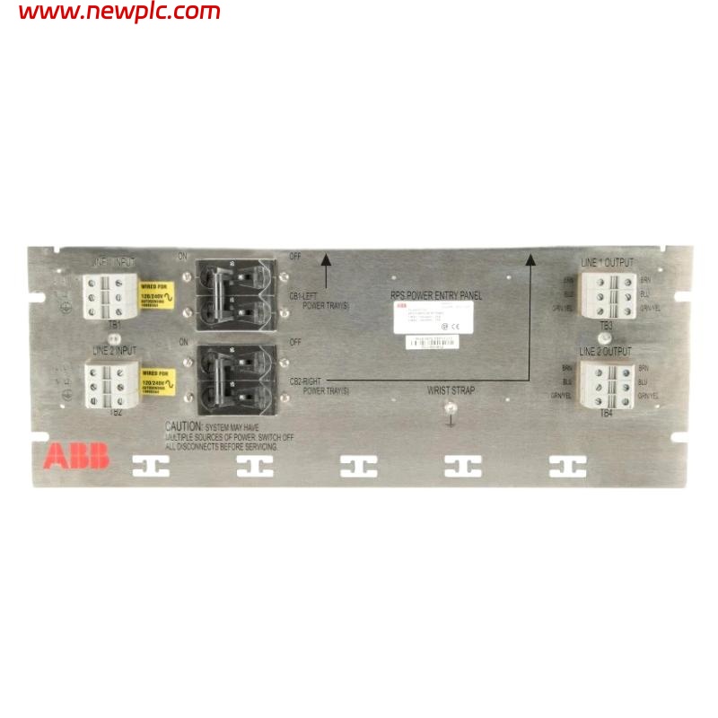 ABB Bailey PHARPSPEP11013 6644463A2 Power Entry Panel Single Chassis