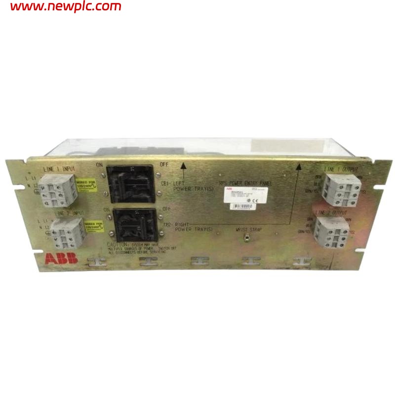 ABB Bailey PHARPSPEP21013 6644463A2 Power Entry Panel Dual Chassis