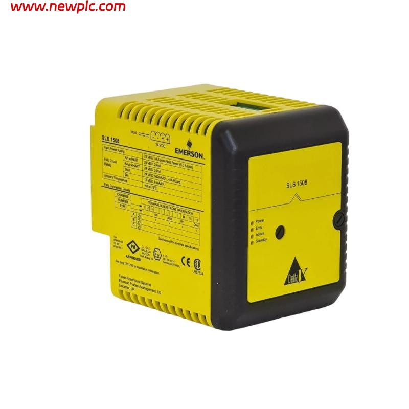 Emerson SLS1508 KJ2201X1-BA1+KJ2201X1-HA1 Intelligent Logic Solver