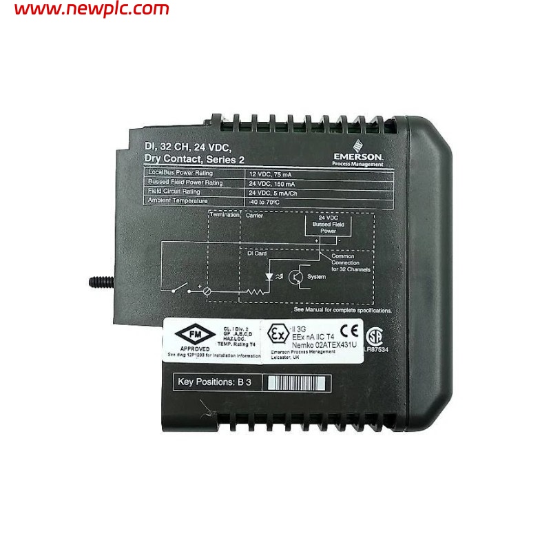 Emerson VE3006 KJ3203X1-BA1 Numeric Input Module