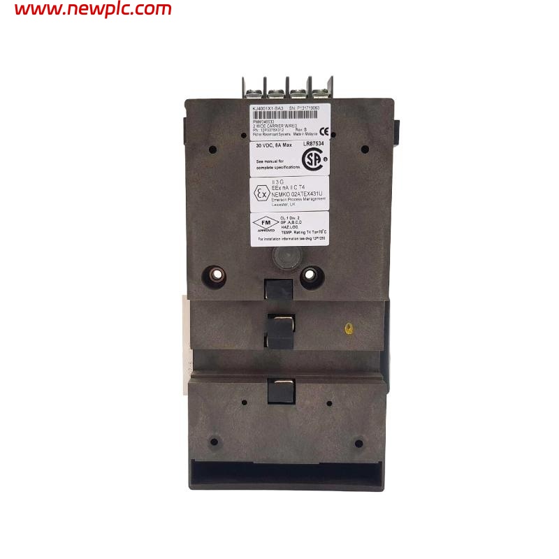 Emerson VE3051C5 2 Wide Horizontal SIS Controller Carrier