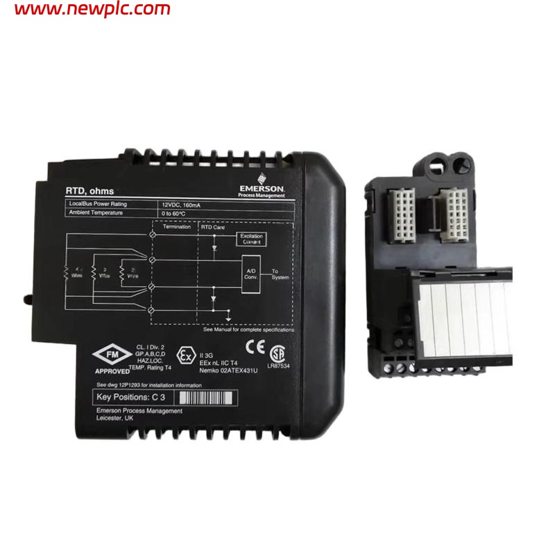 Emerson VE4003S2B1 KJ4001X1-CA1 Analog Input Card