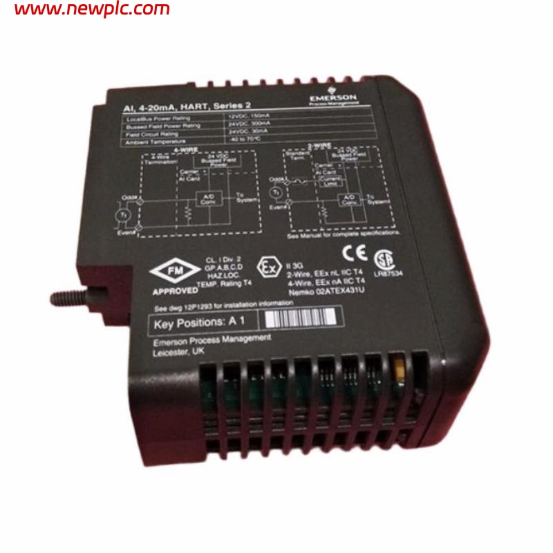 Emerson VE4003S2B5 Analog Input Card