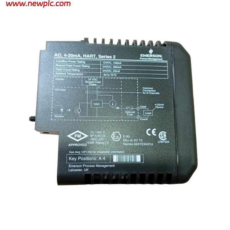 Emerson VE4005S2B4 Analog Input Card