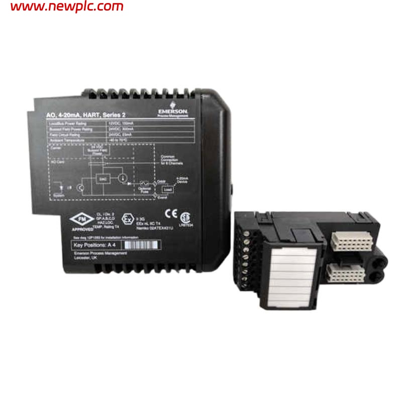 Emerson VE4005S2B5 Analog Output Card