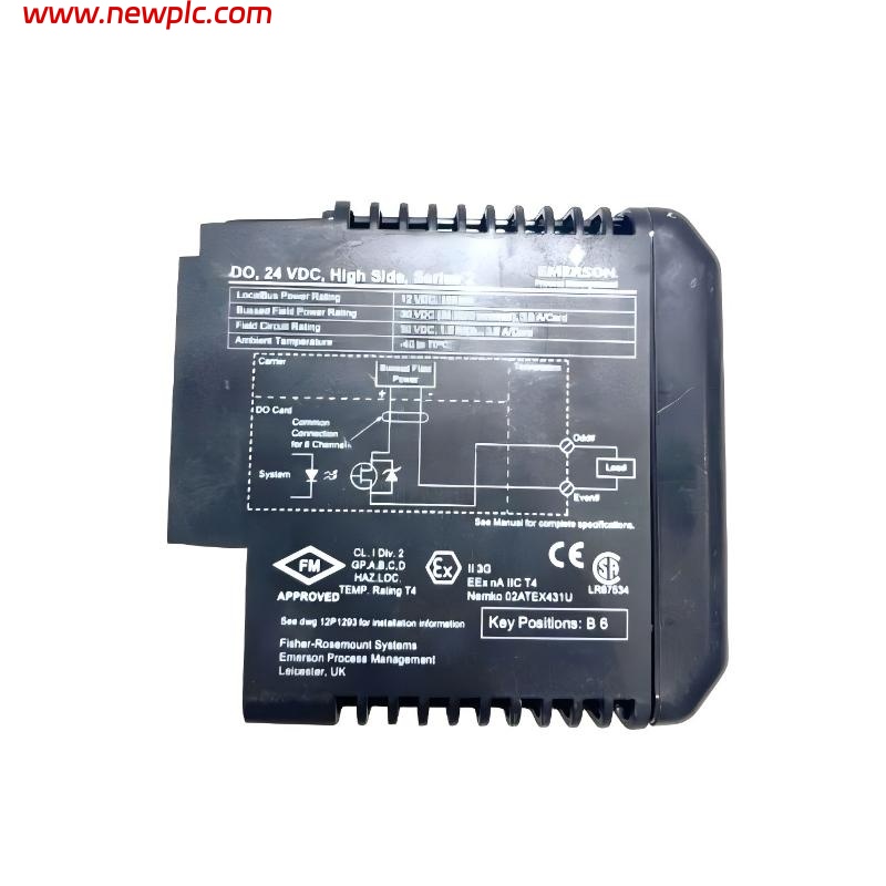 Emerson VE4032S1T2B1 Redundant Standard I/O Termination Block