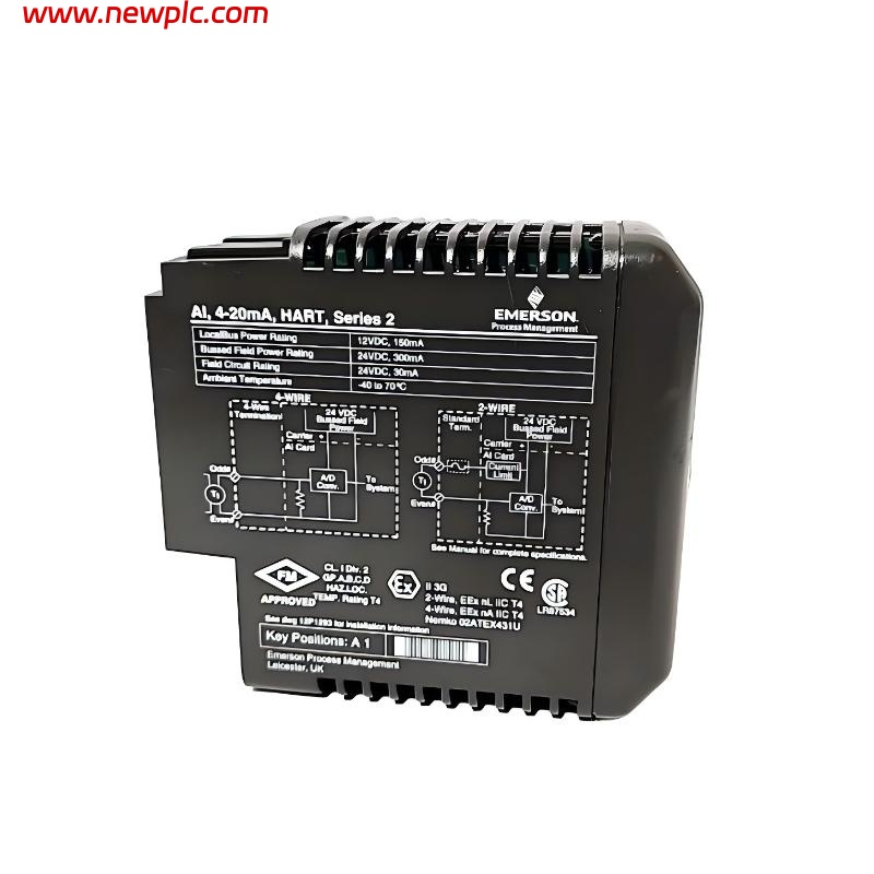 Emerson VE4033S2B1 Redundant Standard I/O Termination Block