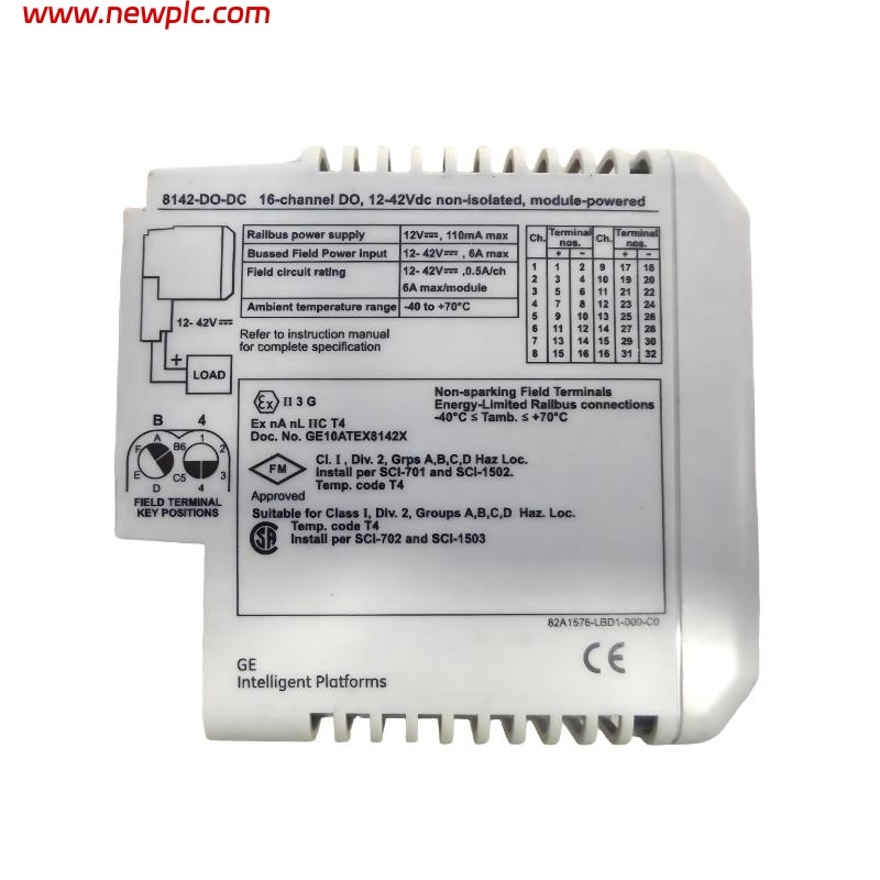 GE 8142-DO-DC 16 Channel Digital Output Module