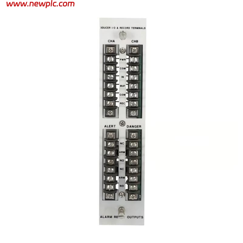 Bently Nevada 81545-01 XDUCR I/O and Recording Terminals/Relayless Module