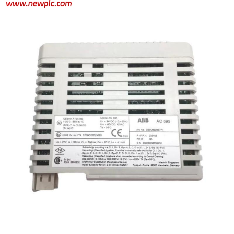 ABB  AO895 3BSC690087R1 Analog Output Module