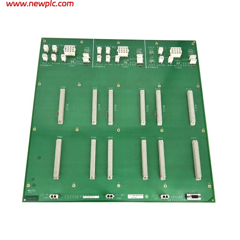 GE Fanuc IS200EPBPG1A Exciter Power Supply Backplate