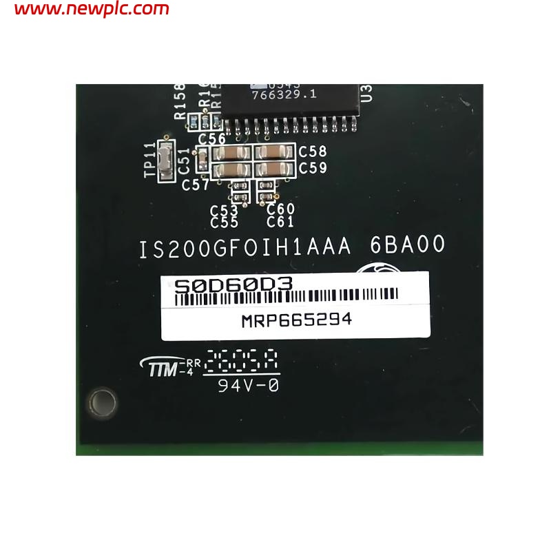 GE Fanuc IS200GFOIH1AAA Mark VI Printed Circuit Board