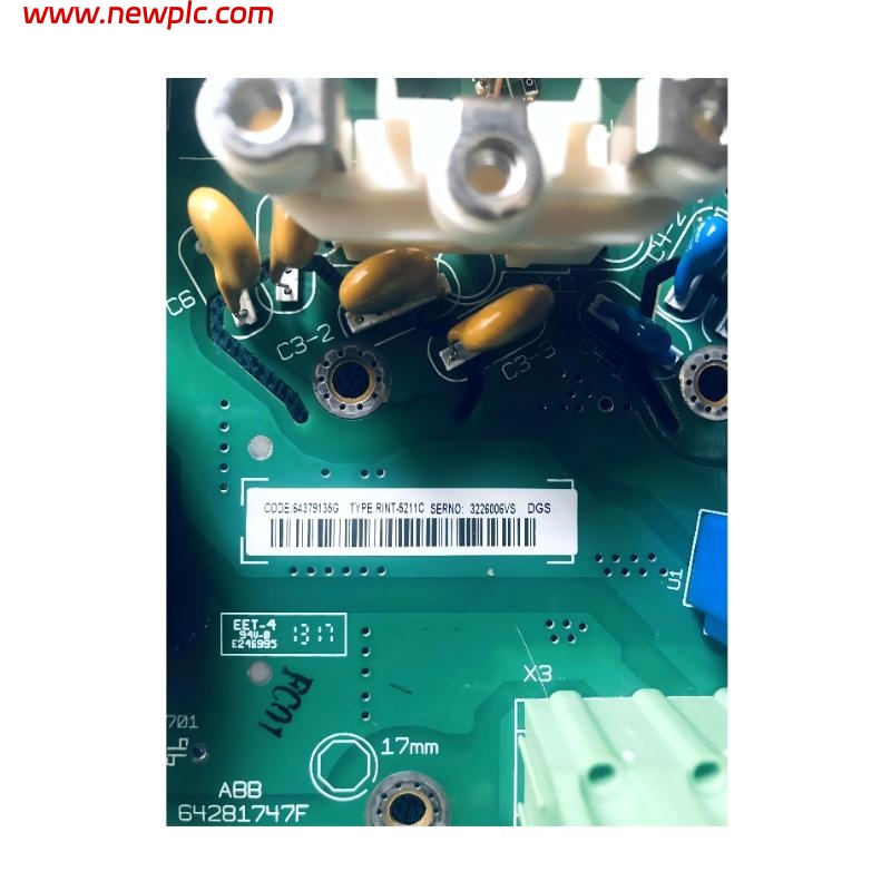 ABB RINT-5211C 64379135G Power Supply Board