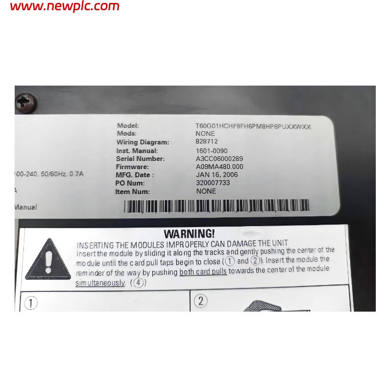 GE T60G01HCHF8FH6PM8HP6PUXXWXX Transformer Management Relay Front Panel