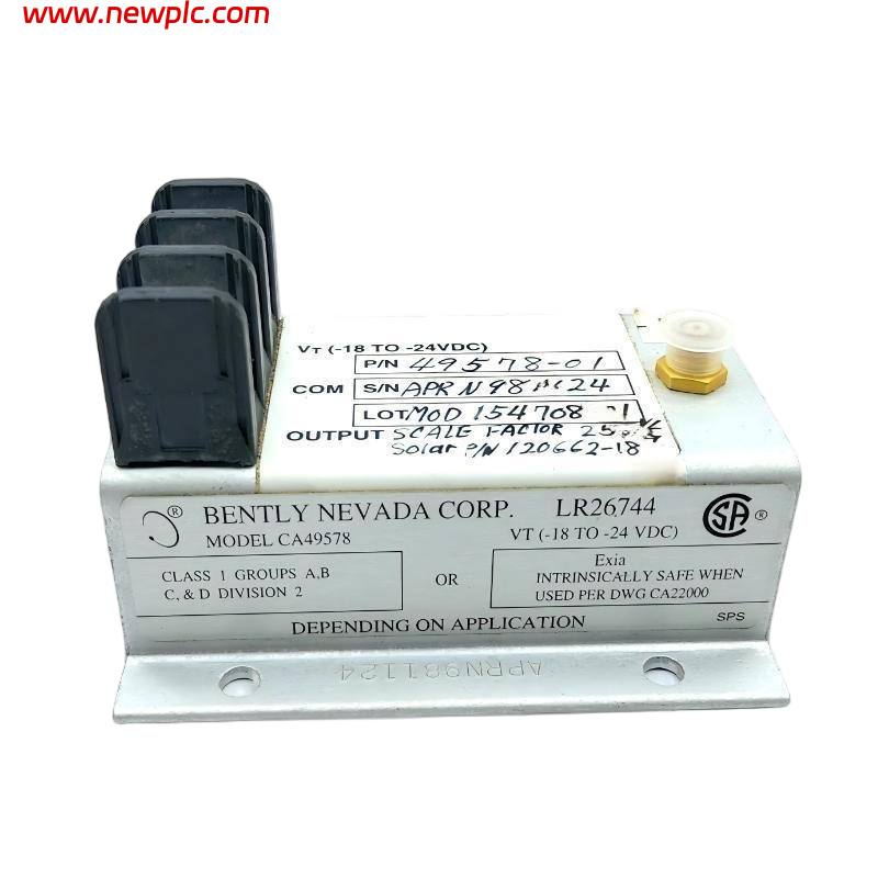 Bently Nevada 49578-01 Standard Acceleration Interface Module