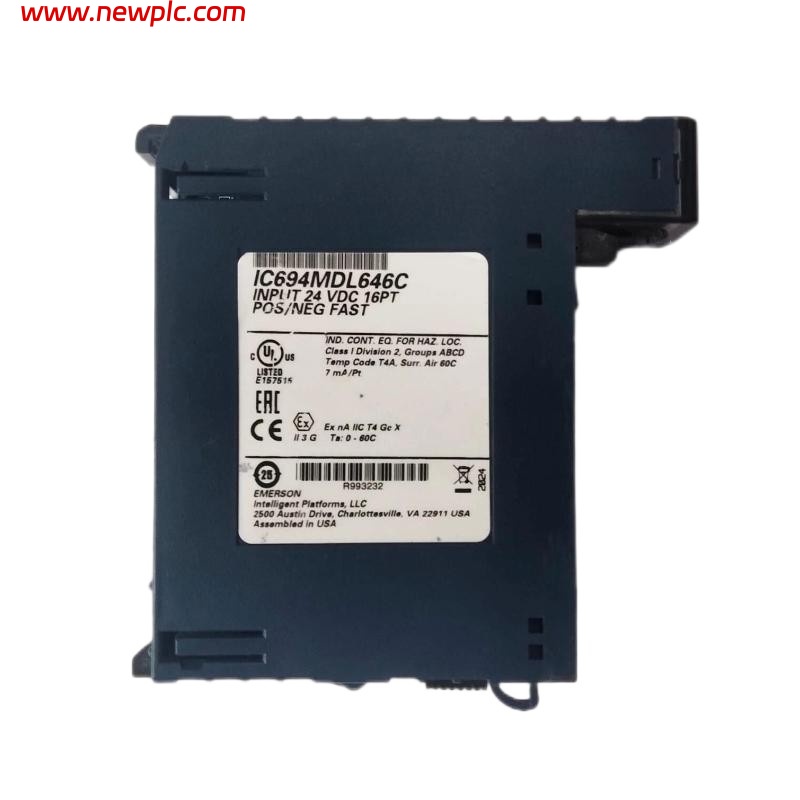 GE IC694MDL646C Discrete Input Module