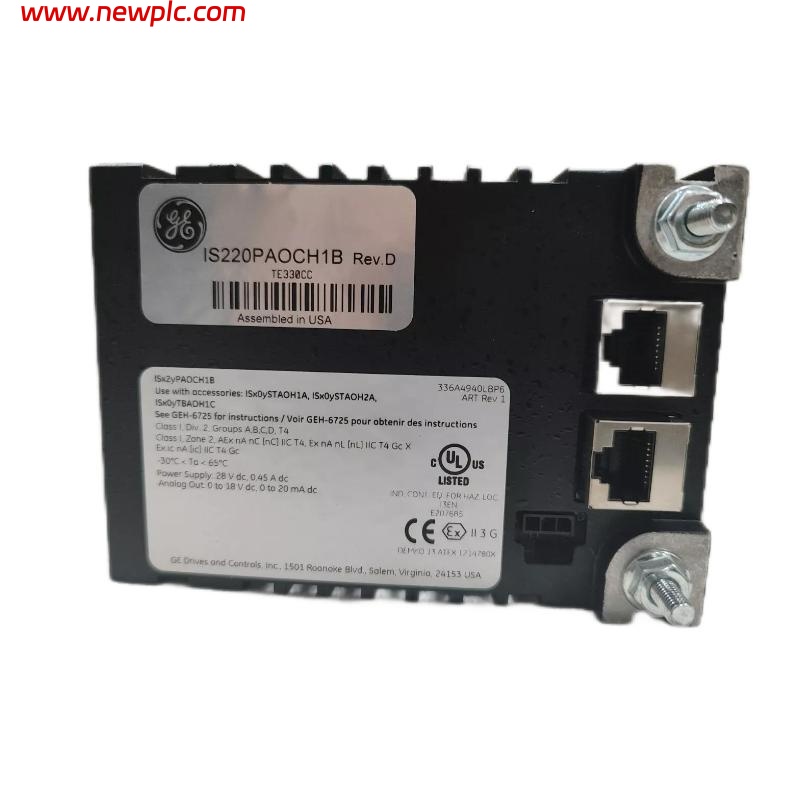 GE IS220PAOCH1B Analog Output Module