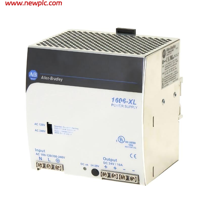 Allen Bradley 1606-XL240EP Industrial AC/DC DIN‑Rail Switched‑Mode Power Supply