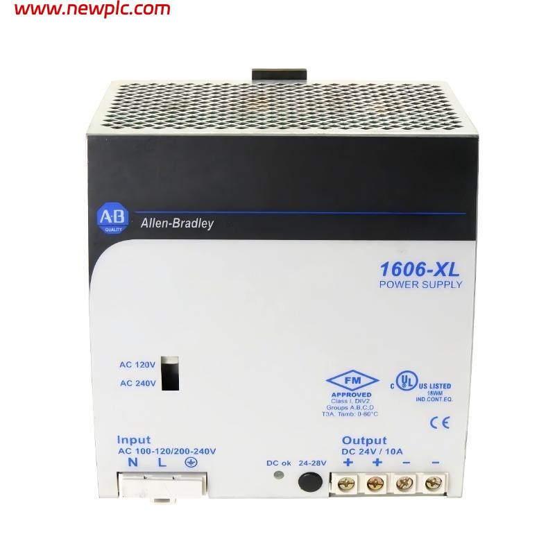 Allen Bradley 1606-XL240EP Industrial AC/DC DIN‑Rail Switched‑Mode Power Supply