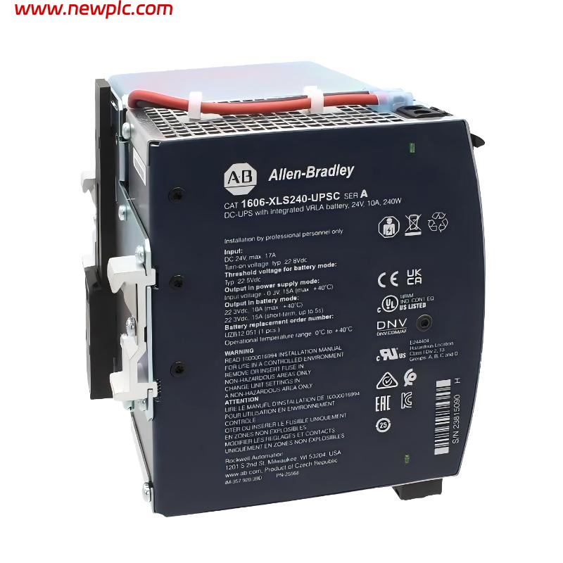 Allen Bradley 1606-XLS240-UPSC Industrial DC-UPS Module with Integrated Battery