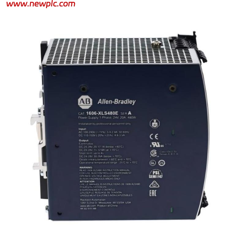 Allen Bradley 1606-XLS480EE Industrial AC/DC Switched-Mode Power Supply