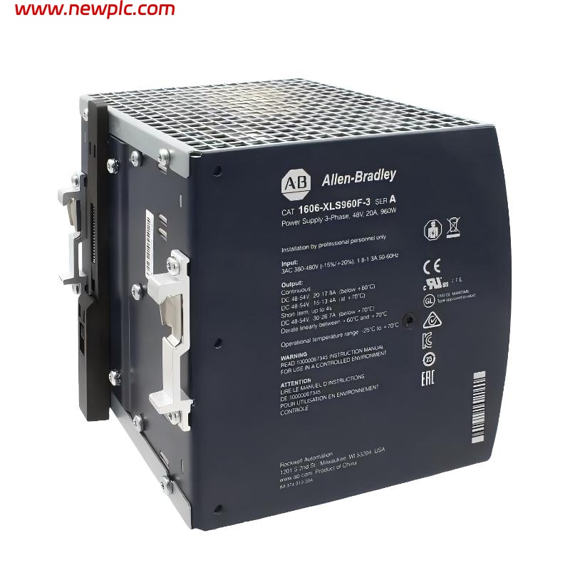 Allen Bradley 1606-XLS960F-3 Industrial AC/DC Three-Phase Switched-Mode Power Supply
